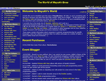 Tablet Screenshot of mayukhbose.com